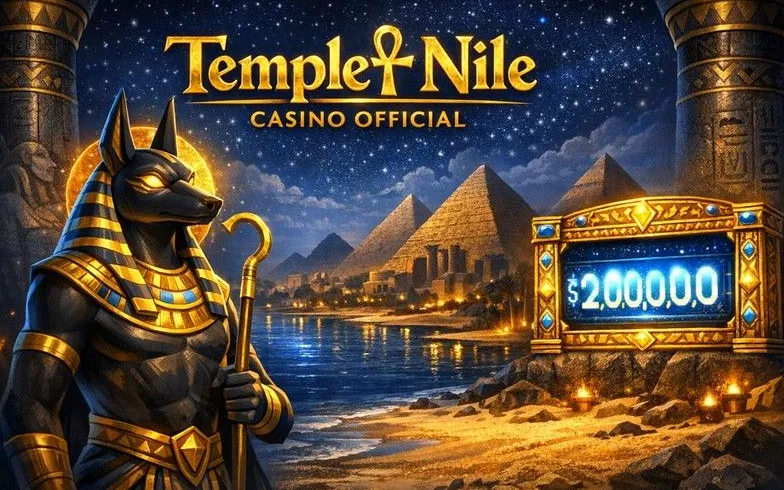 Temple Nile casino mobile app hero banner